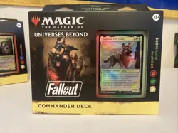 MTG Universes Beyond Fallout Commander Deck * Scrappy Survivors * NEW Dogmeat - Image 1