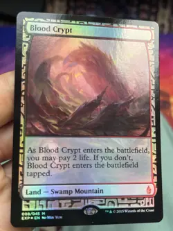 FOIL BLOOD CRYPT Masterpiece Series: Zendikar Expeditions Magic MTG (2122) - Image 1