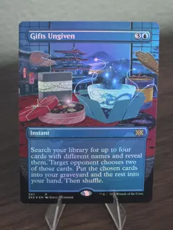 MTG Gifts Ungiven (Borderless) Double Masters 2022 Foil - Image 1