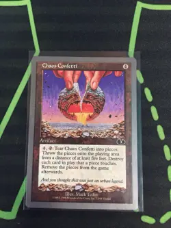 MTG Magic The Gathering Chaos Confetti UGL Artifact - Image 1