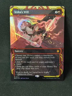 MTG Jeska's Will #44 Secrets of Strixhaven - SOA - Foil NM - Image 1