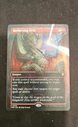 Deflecting Swat (Borderless) Commander Masters Foil - Image 1
