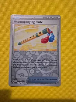 Accompanying Flute - 142/167 - Reverse Holo - Twilight Masquerade - Pokemon TCG - Image 1