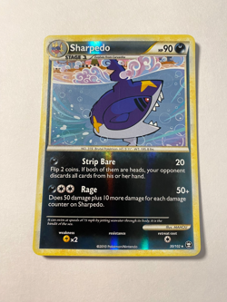 Sharpedo Triumphant Reverse Holo Rare 30/102 NM Pokemon - Image 1