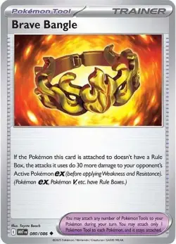 Brave Bangle 080/086 White Flare | NM/MT | Pokemon Trading Card TCG - Image 1
