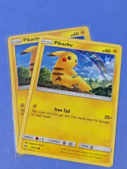 Pikachu - 28/73 - Shattered Holo Common Sun & Moon Promos - Pokemon - NM - Image 4