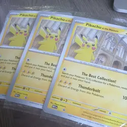 3 Pokemon TCG: Pikachu at the Museum Promo Card Brand New & Sealed - Image 1