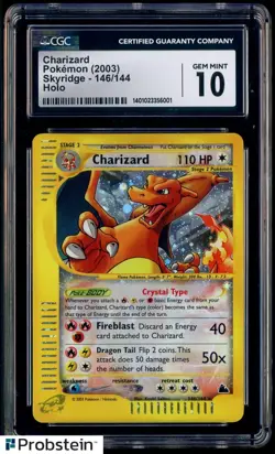 2003 Pokemon Skyridge #146 Charizard Holo CGC 10 GEM MINT - Image 1