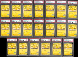 Lot of (20) 2025 Pokemon SV-P Japanese Illustration Contest #242 Pikachu PSA 10 - Image 1