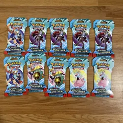 Pokemon Journey Together Sleeved Booster Packs Lot Of 10 - Image 1