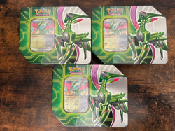 Pokemon Tins Brand New Factory Sealed Lot of 3 🚀 15 Booster Packs !!!! - Image 1