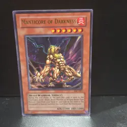 Konami Yu-Gi-Oh! Manticore of Darkness IOC-067 Invasion of Chaos Effect ATK/230… - Image 1