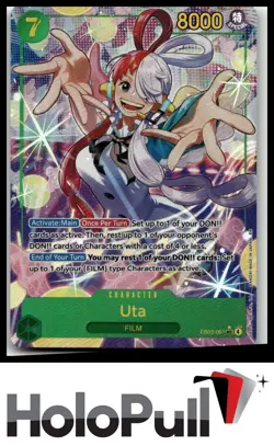 One Piece Heroines Edition Uta (061) (Alternate Art) #EB03-061 Secret Rare - Image 1