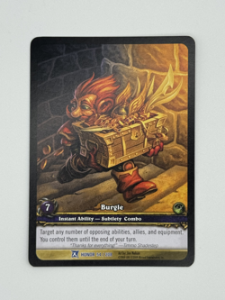 World of Warcraft TCG Honor 54/208 Extended Art Burgle - Image 1