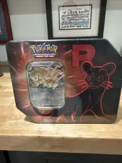 POKEMON Team Rocket’s Persian Fall Destined Rivals Tin - IN HAND - Image 1
