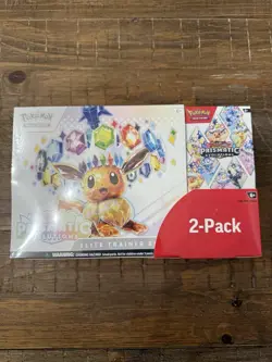 Pokemon Prismatic Evolutions Elite Trainer Box & Booster Bundle Costco 2-Pack - Image 1