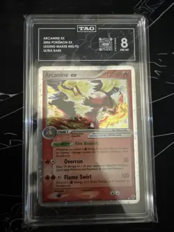 Arcanine Ex 2006 Pokemon Legend Maker #83/92 Ultra Rare Tag Graded 8 - Image 1
