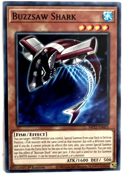 YuGiOh! - Buzzsaw Shark - MP21-EN055 - 1st Edition - Common - Image 1