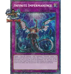 Yugioh! 1x Infinite Impermanence MP25-EN032 Starlight Rare 1st Ed NM - Image 1