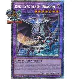 Yugioh! 1x Red-Eyes Slash Dragon MP25-EN031 Starlight Rare 1st Ed NM - Image 1