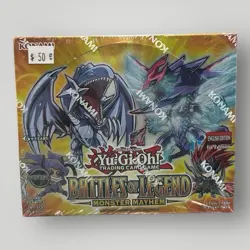 YUGIOH BATTLES OF LEGEND: MONSTER MAYHEM 1ST EDITION FACTORY SEALED BOOSTER BOX - Image 1