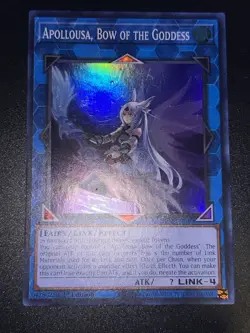 Yugioh! TCG Apollousa, Bow Of The Goddess Super Rare RA02-EN040 - Image 1