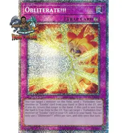 Yugioh! 1x Obliterate!!! MP25-EN029 Starlight Rare 1st Ed NM - Image 1
