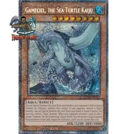 Yugioh! 1x Gameciel, the Sea Turtle Kaiju MP25-EN028 Starlight Rare 1st Ed NM - Image 1