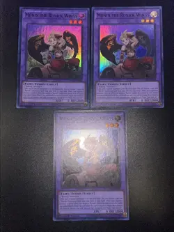 3x MUNIN THE RUNICK WINGS 1ST EDITION SUPER RARE TAMA-EN038 YUGIOH! Playset - Image 1