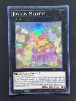 Yugioh - Joyous Melffys PHRA-EN044 1st Edition Super Rare NM - Image 1