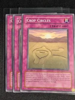 Yugioh - 3x Crop Circles POTD-EN051 1st Edition Common NM - Image 1