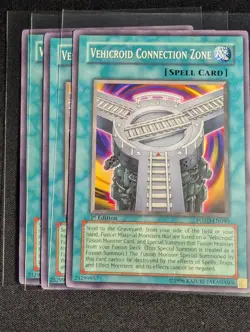 Yugioh - 3x Vehicroid Connection Zone POTD-EN040 1st Edition Common NM - Image 1