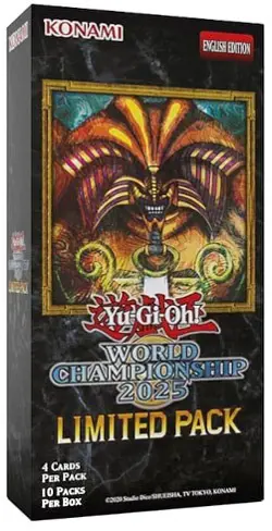 YuGiOh 2025 World Championship Limited Booster Box [10 Packs] - Image 1
