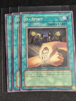 Yugioh - 3x D - Spirit POTD-EN041 1st Edition Common NM - Image 1