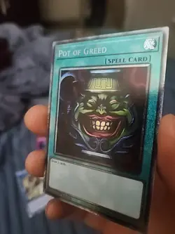 Yugioh! Pot Of Greed MP25-EN050 STARLIGHT Rare - Image 1