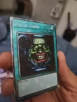 Yugioh! Pot Of Greed MP25-EN050 STARLIGHT Rare - Image 3
