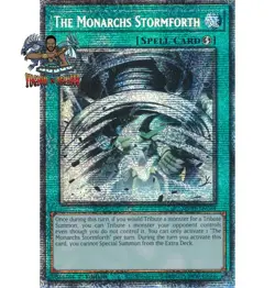 Yugioh! 1x The Monarchs Stormforth MP25-EN024 Starlight Rare 1st Ed NM - Image 1