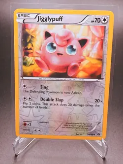 Jigglypuff 78/99 Uncommon Reverse Holo Pokemon Card NM/LP - Image 1