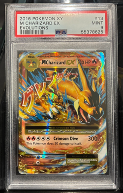 PSA 9 MINT - MEGA CHARIZARD EX Card 13/108 XY Evolutions Pokemon TCG - Image 1