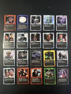 DOCTOR WHO Collectible Card Game 1996 FULL Uncommon/Common Set +43 Rares (A) - Image 2
