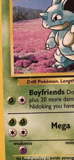 Pokemon Nidoqueen Rare Card Jungle Set 23/64 WOTC- MP - Image 3