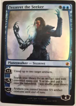 MTG Tezzeret the Seeker Duel Decks: Elspeth vs. Tezzeret Foil - Image 1