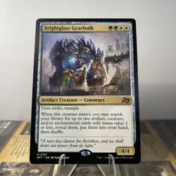 x1 Brightglass Gearhulk DFT Aetherdrift MTG 191 MYTHIC M/NM 1x pack fresh - Image 1