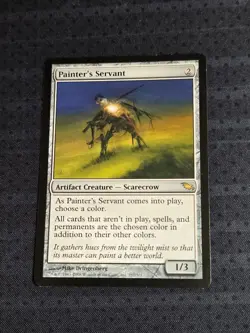MTG Magic the Gathering - Painter's Servant - Shadowmoor - SP - Image 1