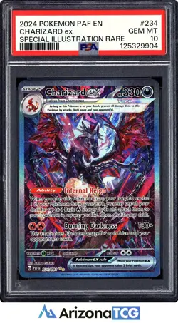 Pokemon 2024 Charizard ex 234/091 SIR Paldean Fates GEM MINT PSA 10 - Image 1