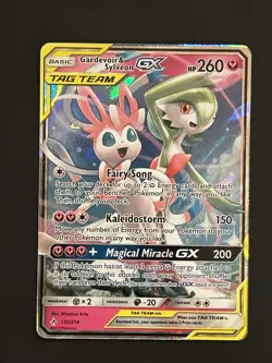 2019 Pokemon Gardevoir & Sylveon GX, 130/214, Sun & Moon, Unbroken Bonds - Image 3