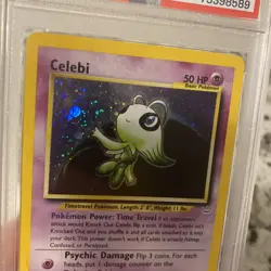 Pokemon Celebi Double Holo Neo Revelation 3/64 PSA 7 - Image 2