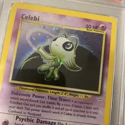 Pokemon Celebi Double Holo Neo Revelation 3/64 PSA 7 - Image 3
