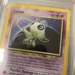 Pokemon Celebi Double Holo Neo Revelation 3/64 PSA 7 - Image 4