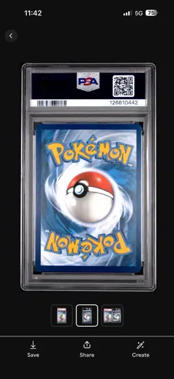 2024 Iron Crown EX 206/162 Special Illustration Pokemon Temporal Forces PSA 9 - Image 2